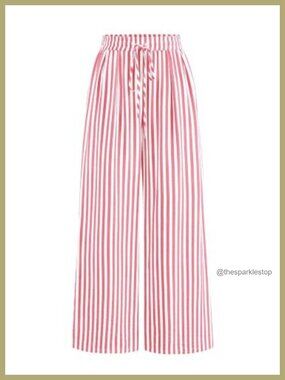 Viscose Wide Leg Palazzo Pants with Pockets